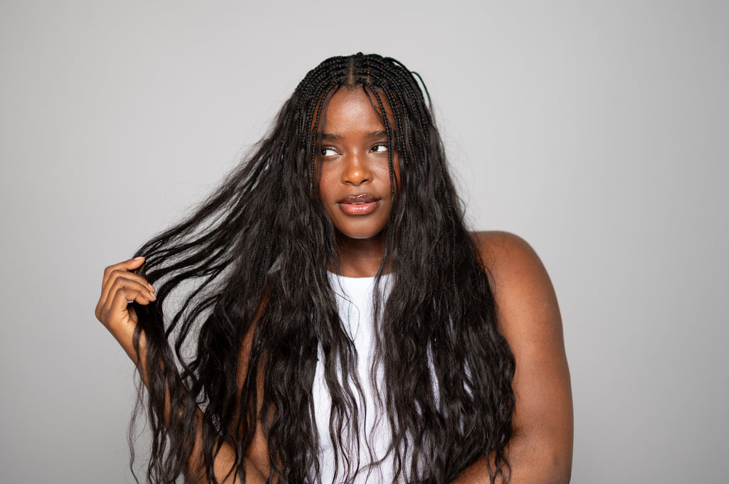 Natural Wavy Bulk Hair. image 4