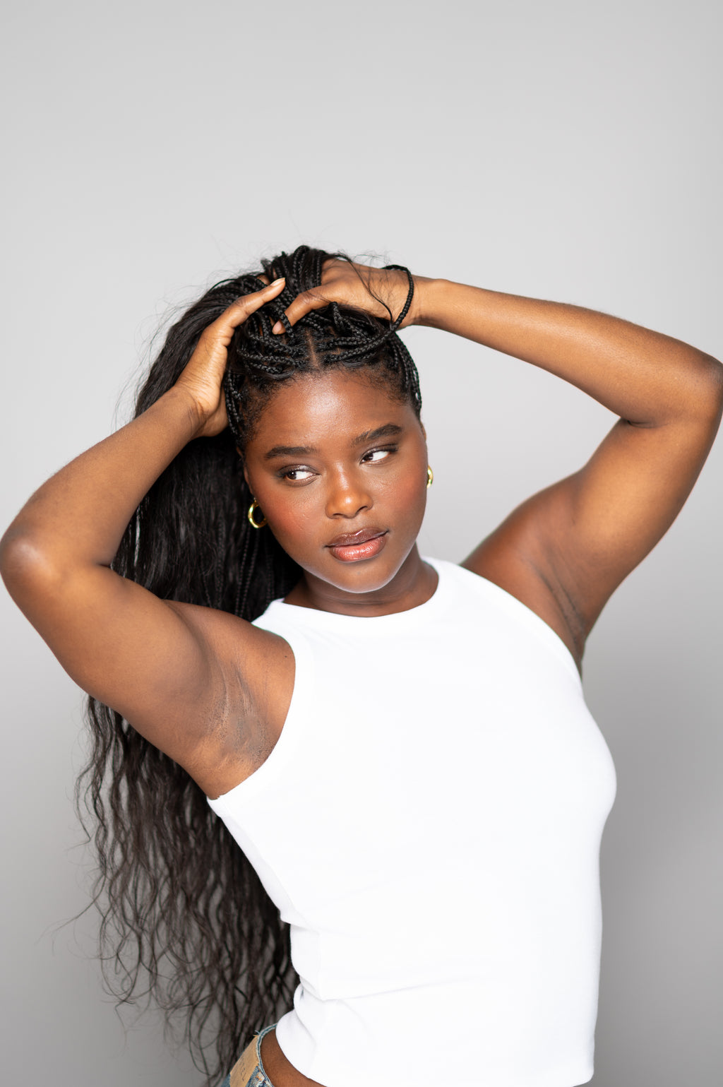 Natural Wavy Bulk Hair. image 3